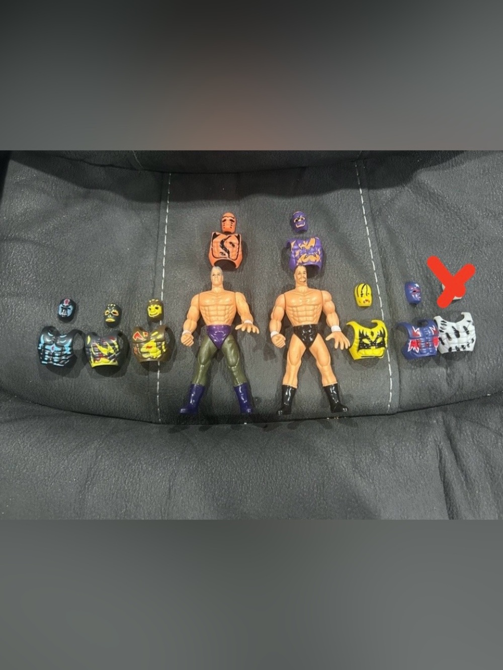figure lot +  7-8 alternate outfits total! Additional mystery figure included!!